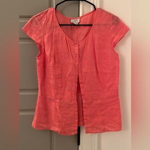 LOFT size 6 pink top